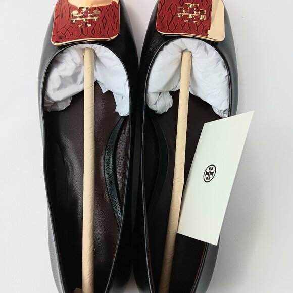 Brand New Tory Burch Black Georgia Ballet Shoes (size 7M) - Picture 9 of 9